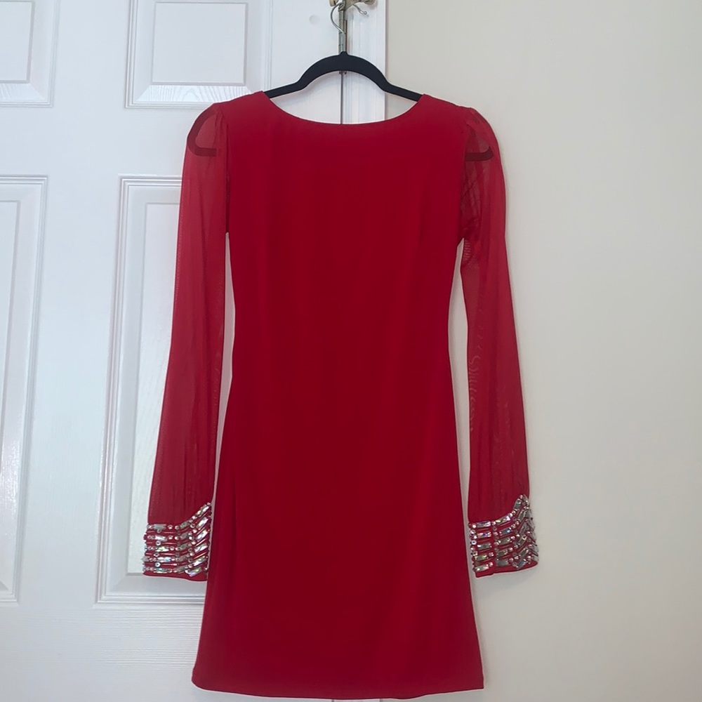 Red dress